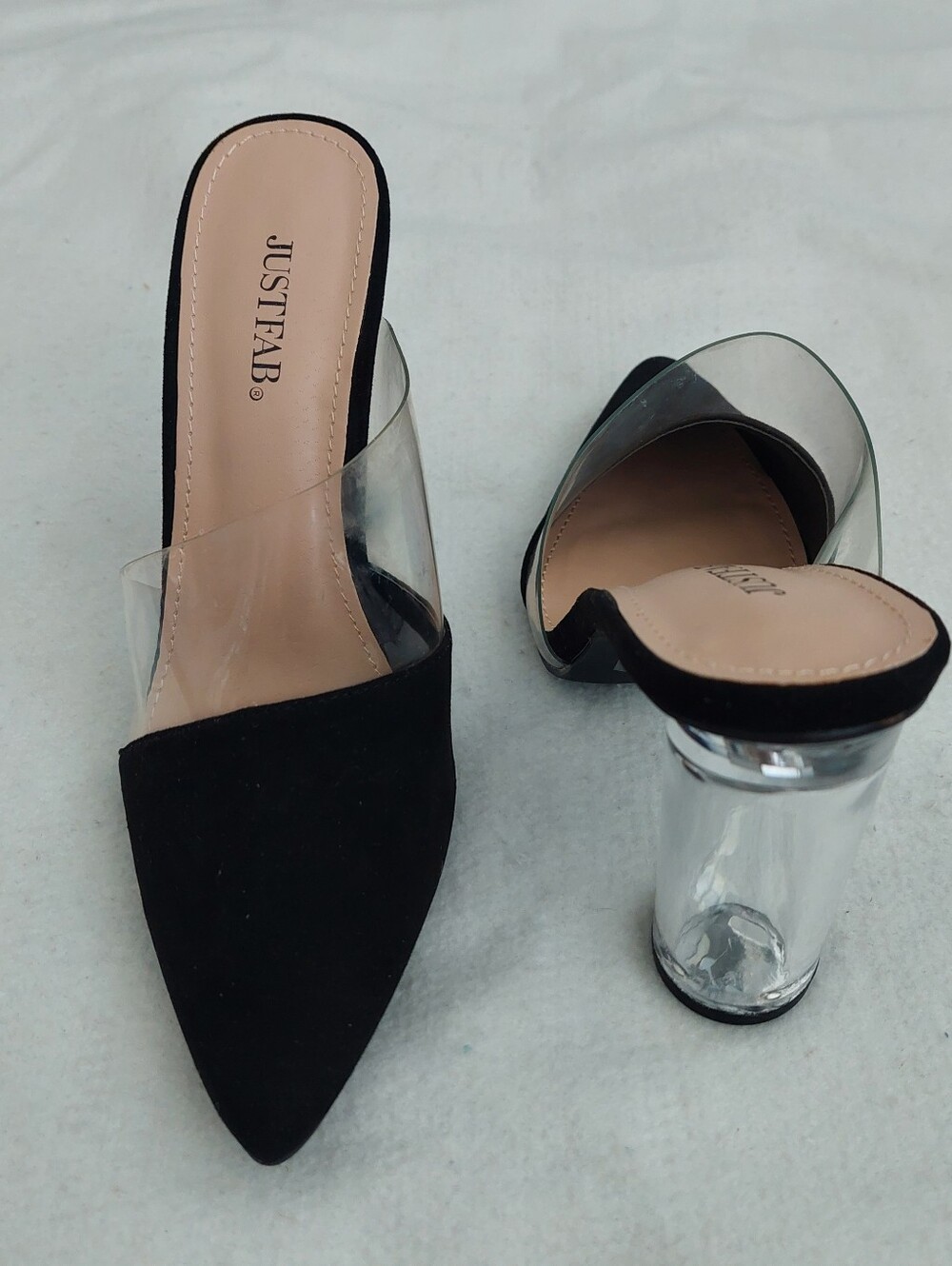 JustFab Naomi Mule Heels NWOT - Picture 4 of 11